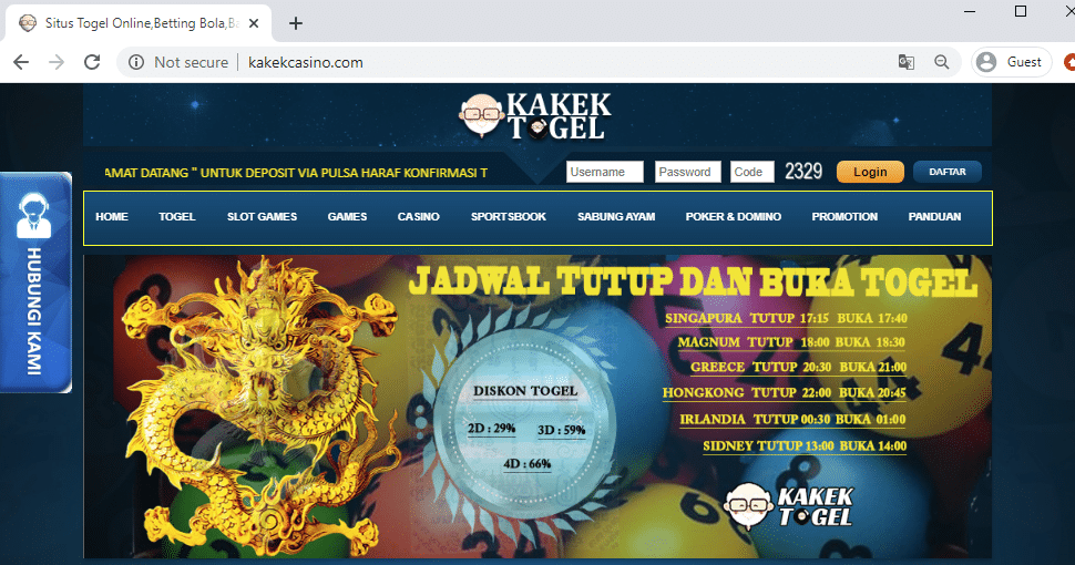 Situs Togel Online,Betting Bola,Bandar Togel Resmi - Kakek Togel